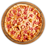Ham Pizza  12" 