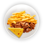 Chips, Cheese & Donner Meat 